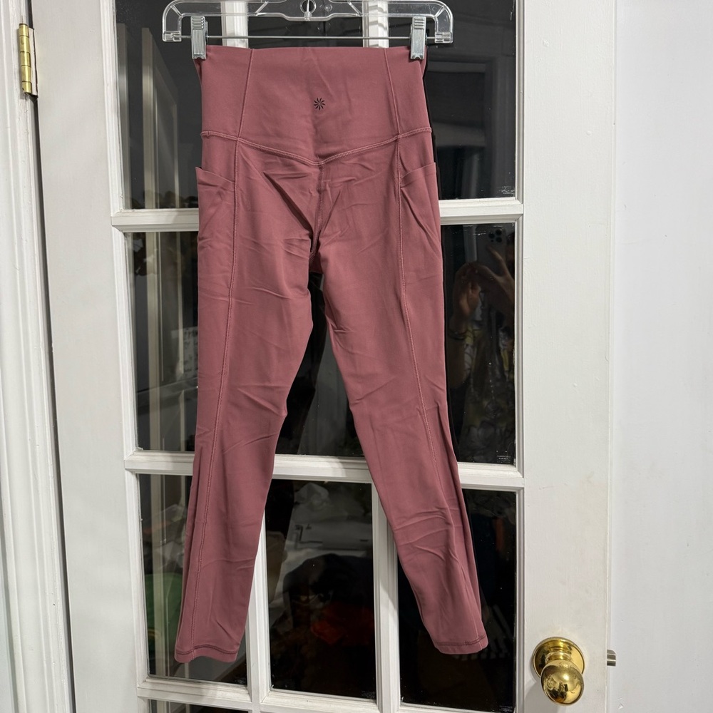 Stylish Ombre And Solid Leggings Bundle - image 4